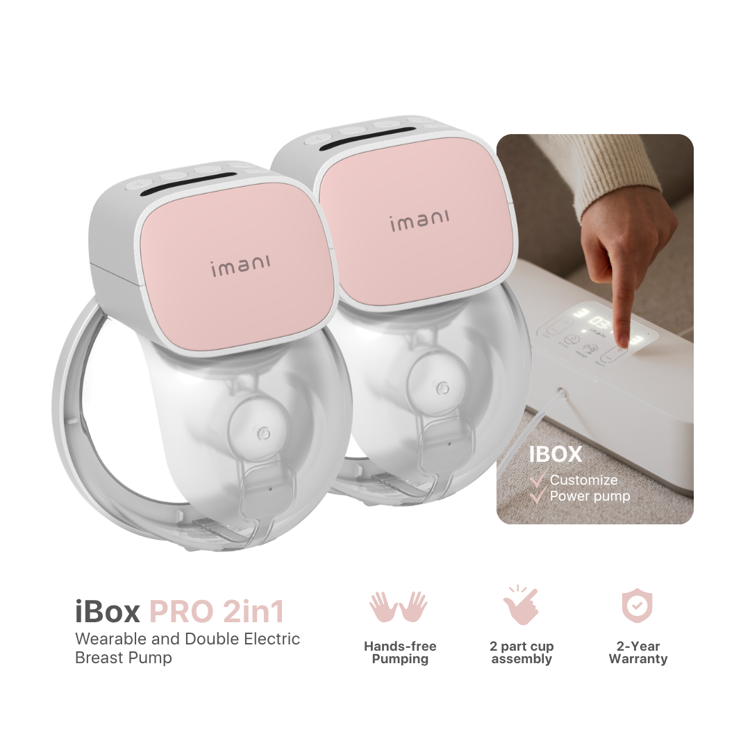 iBox PRO 2-in-1 Wearable and Double Electric Pump | 2 year warranty
