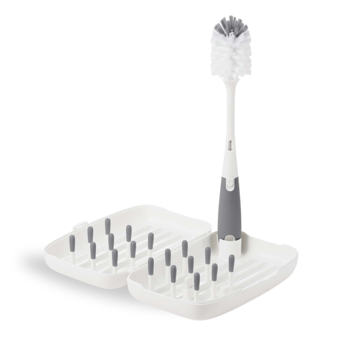 OXO Tot Drying Rack & Bottle Brush